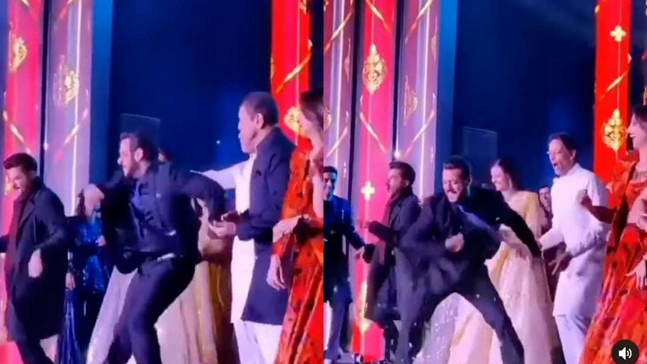 Watch! Salman Khan grooves at Praful Patel's son's wedding, Anil Kapoor-Shilpa Shetty join in