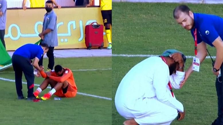 वॉर्मअप मैच के दौरान अचानक मैदान पर गिरने से ओमान के इंटरनेशनल फुटबॉल खिलाड़ी की हुई मौत