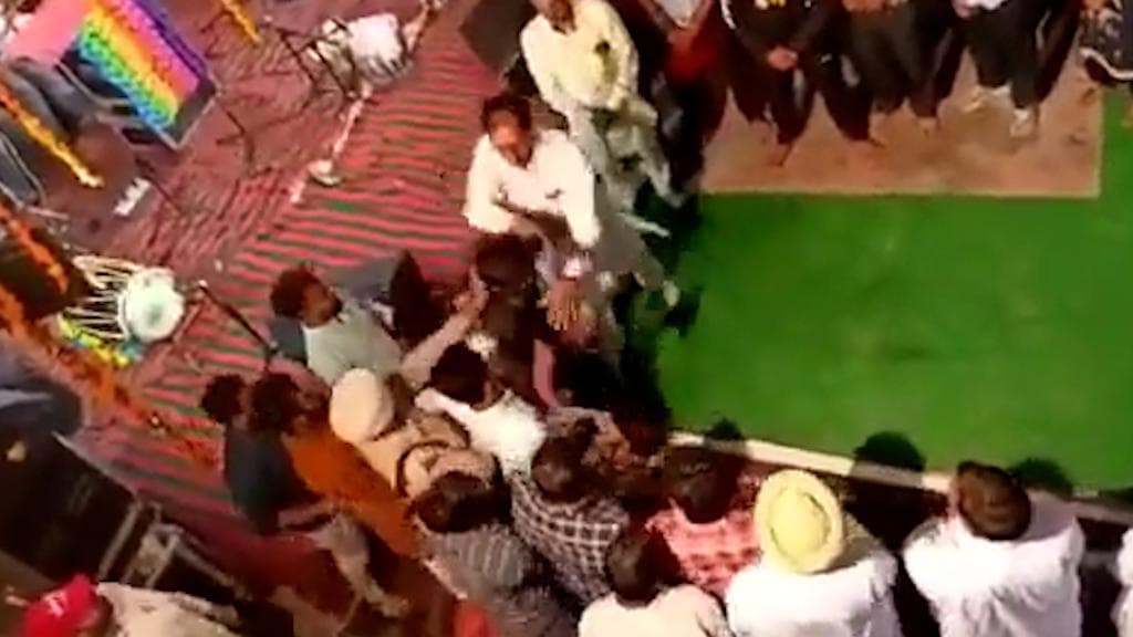 On camera: Cong MLA thrashes youth for questioning him about his work