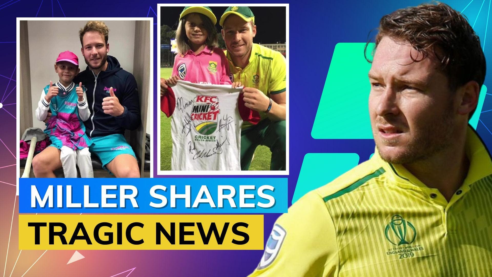 'RIP my little rockstar': South Africa's David Miller shares heartbreaking news