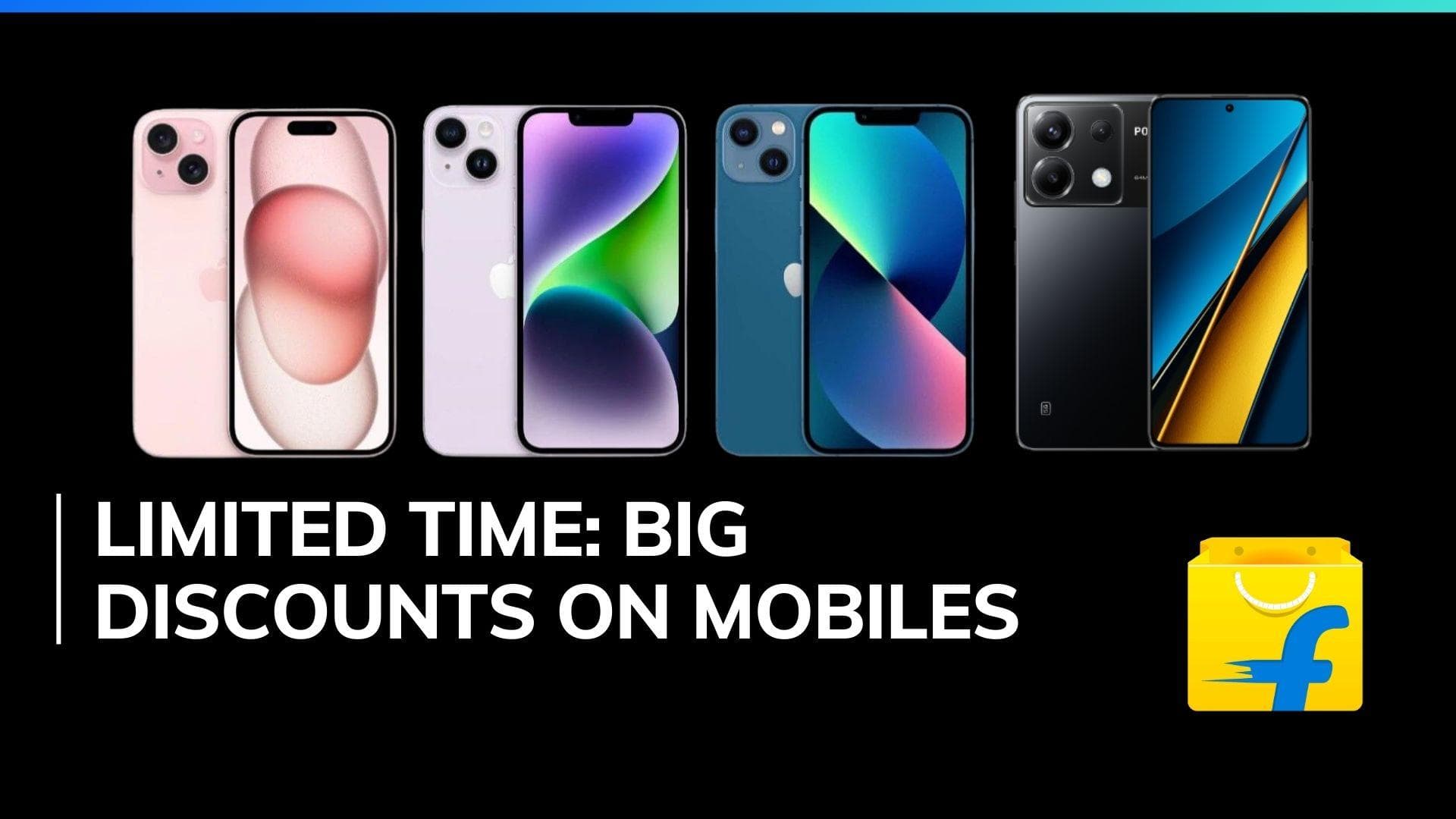 Grab massive discounts on iPhone 15, iPhone 14, Poco X6 & more during Flipkart's Mobile Bonanza Sale!
