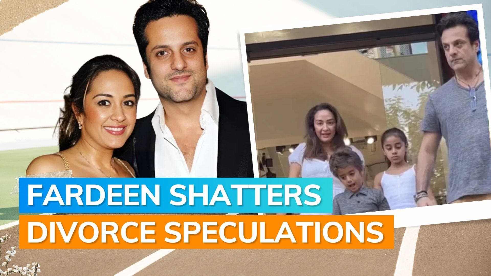 Fardeen Khan spotted with wife Natasha Madhvani and kids amid divorce rumours