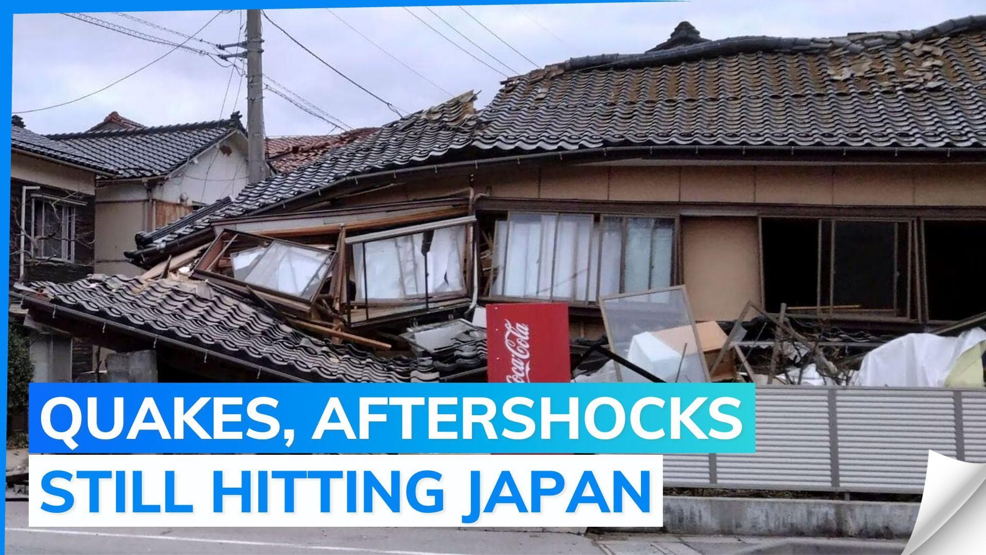 Japan hit by 155 earthquakes in one day, 6 strong jolts on Tuesday