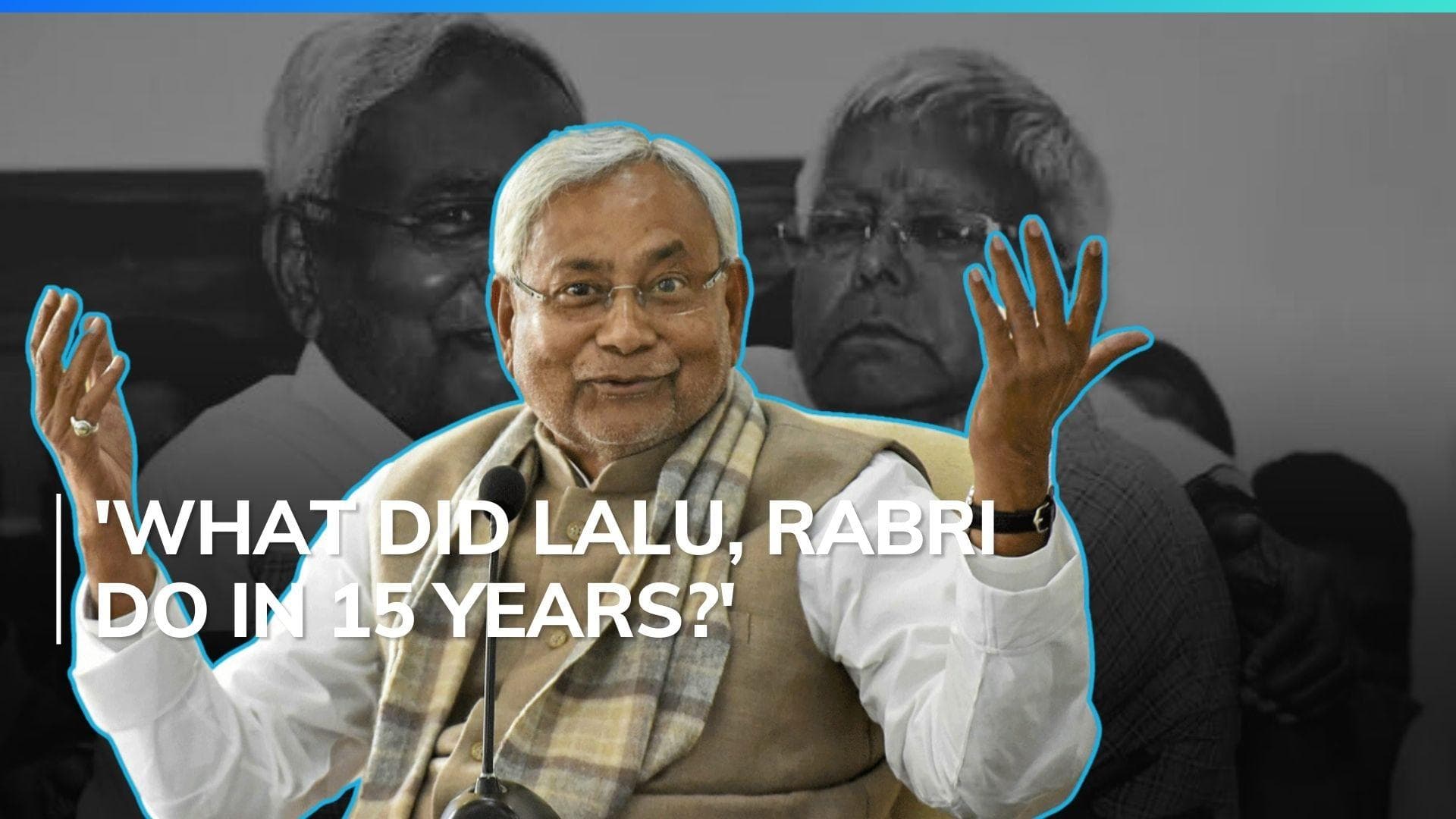 Bihar trust vote: Nitish Kumar takes potshots at Lalu, Rabri as Tejashwi watches