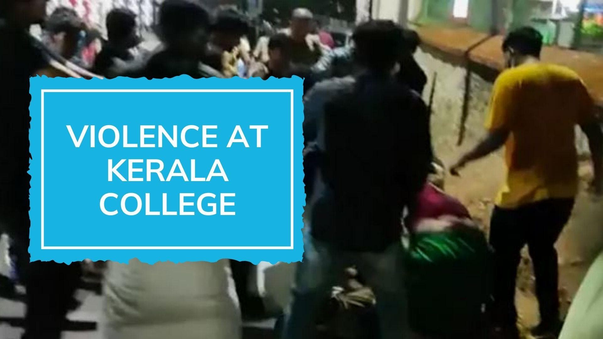 Watch: Woman dragged by mob, beaten up in Congress' KSU and CPM's SFI fight at Kerala college