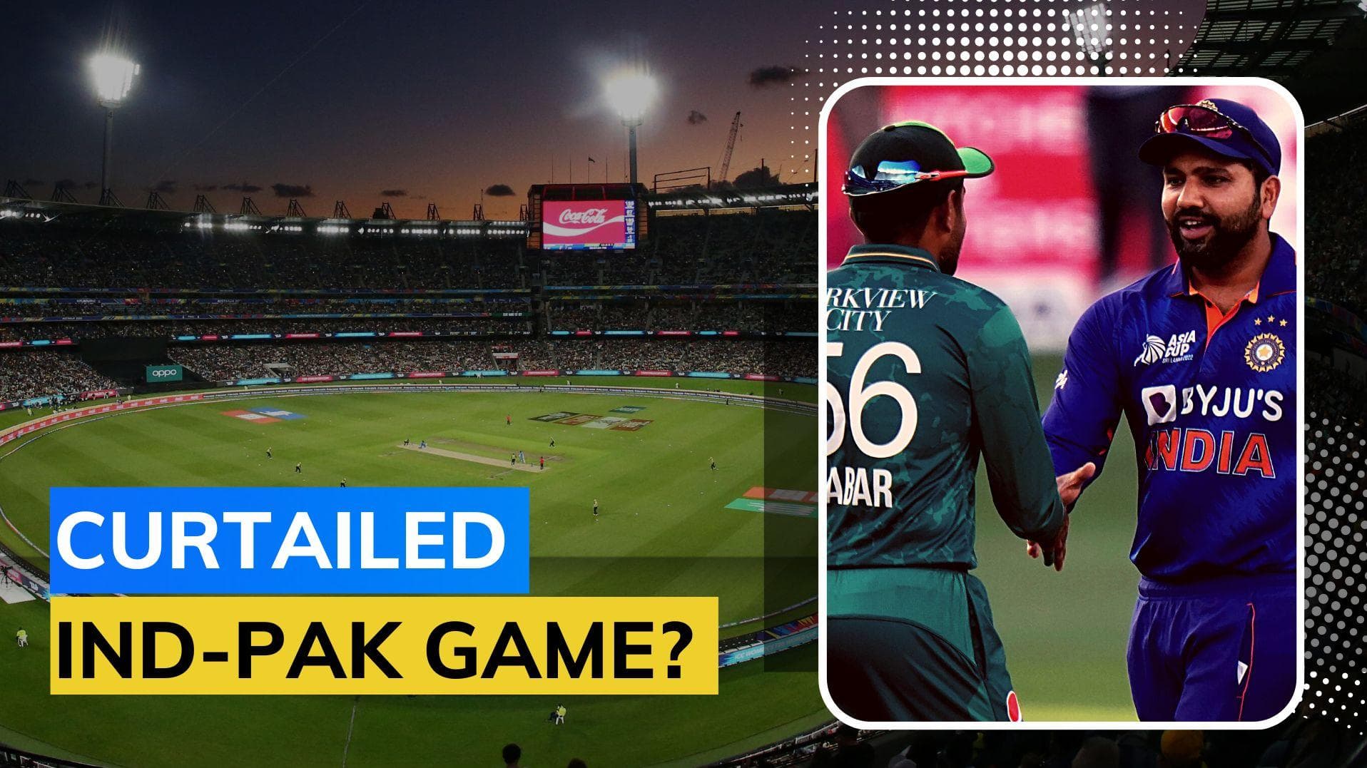 T20 World Cup 2022: Rain may hamper India's opening game against Pakistan 