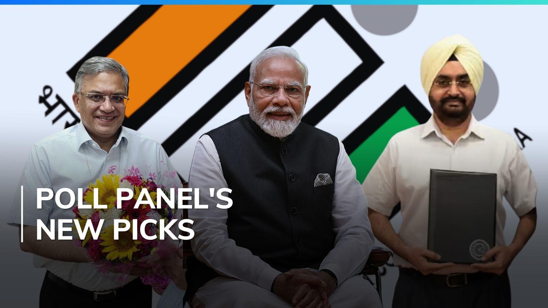 Who are Sukhbir Singh Sandhu and Gyanesh Kumar, the newly appointed election commissioners?