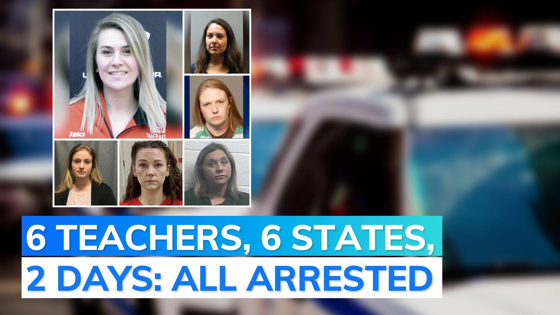 USA: 6 female teachers arrested for sexual relations with underage students, say reports
