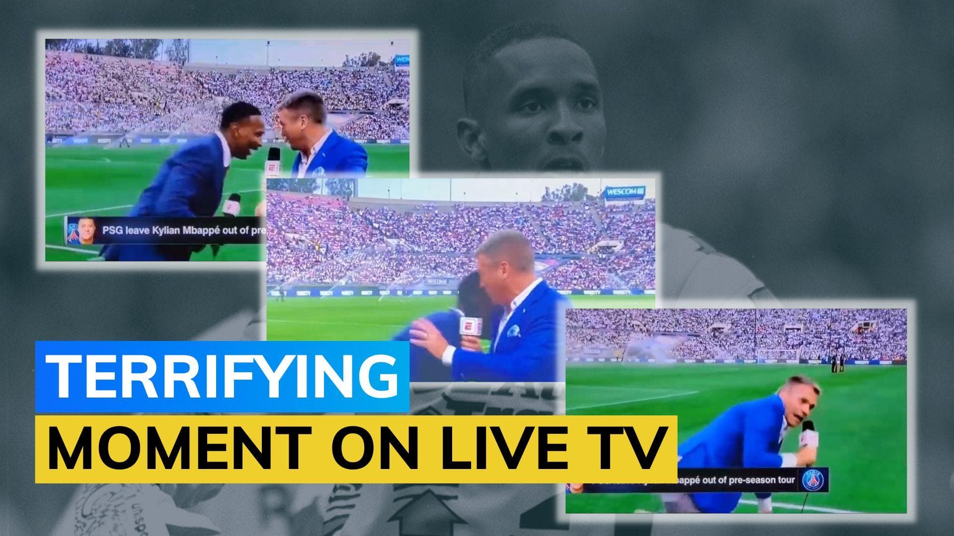 Shaka Hislop: Former West Ham goalkeeper collapses on air during Real Madrid vs AC Milan friendly | WATCH