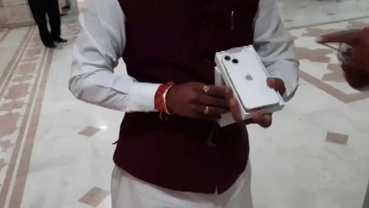Rajasthan: iPhone 13 gift for 200 MLAs after Budget speech; BJP says will return to Congress govt