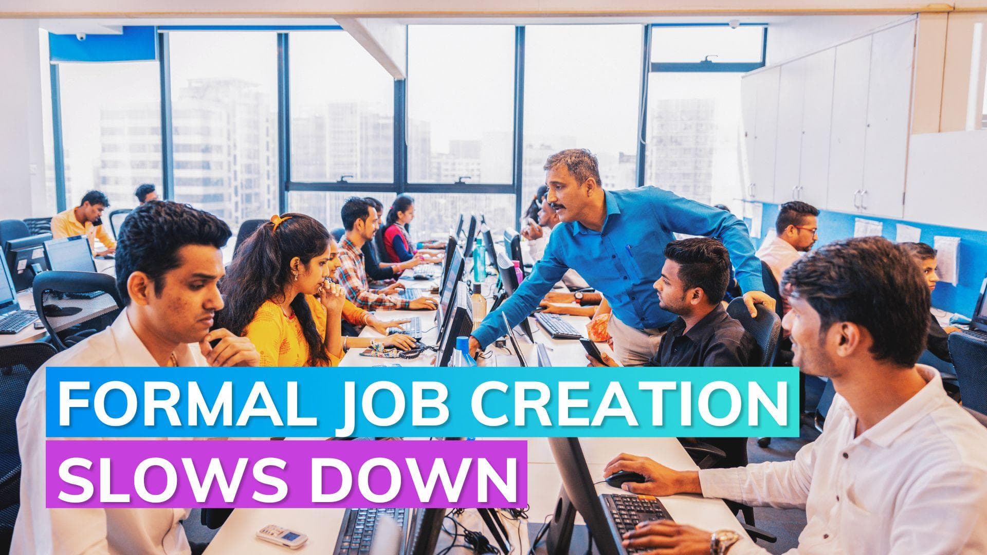 Formal job creation declines by 10% in first half of fiscal year