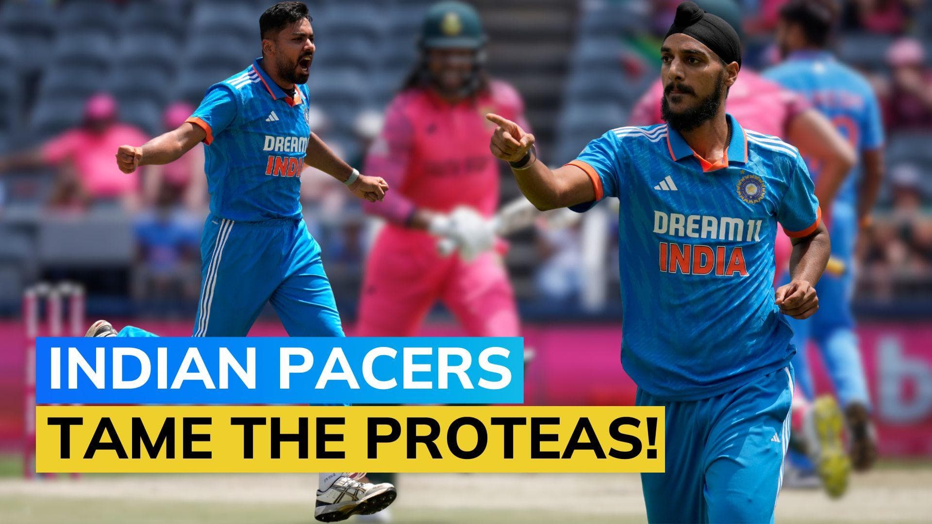 Arshdeep Singh bags 5 and Avesh Khan pics 4 as South Africa is all out for 116 | IND vs SA 1st ODI