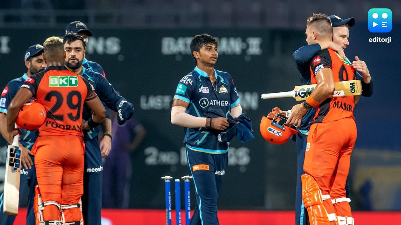 IPL 2022: কেন উইলিয়ামসনের বড় ইনিংস, গুজরাট টাইটান্সকে ৮ উইকেটে হারাল সানরাইজার্স হায়দরাবাদ