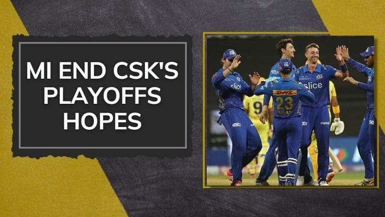 IPL 2022, CSK vs MI: Mumbai knock Chennai out of IPL 2022 playoffs race