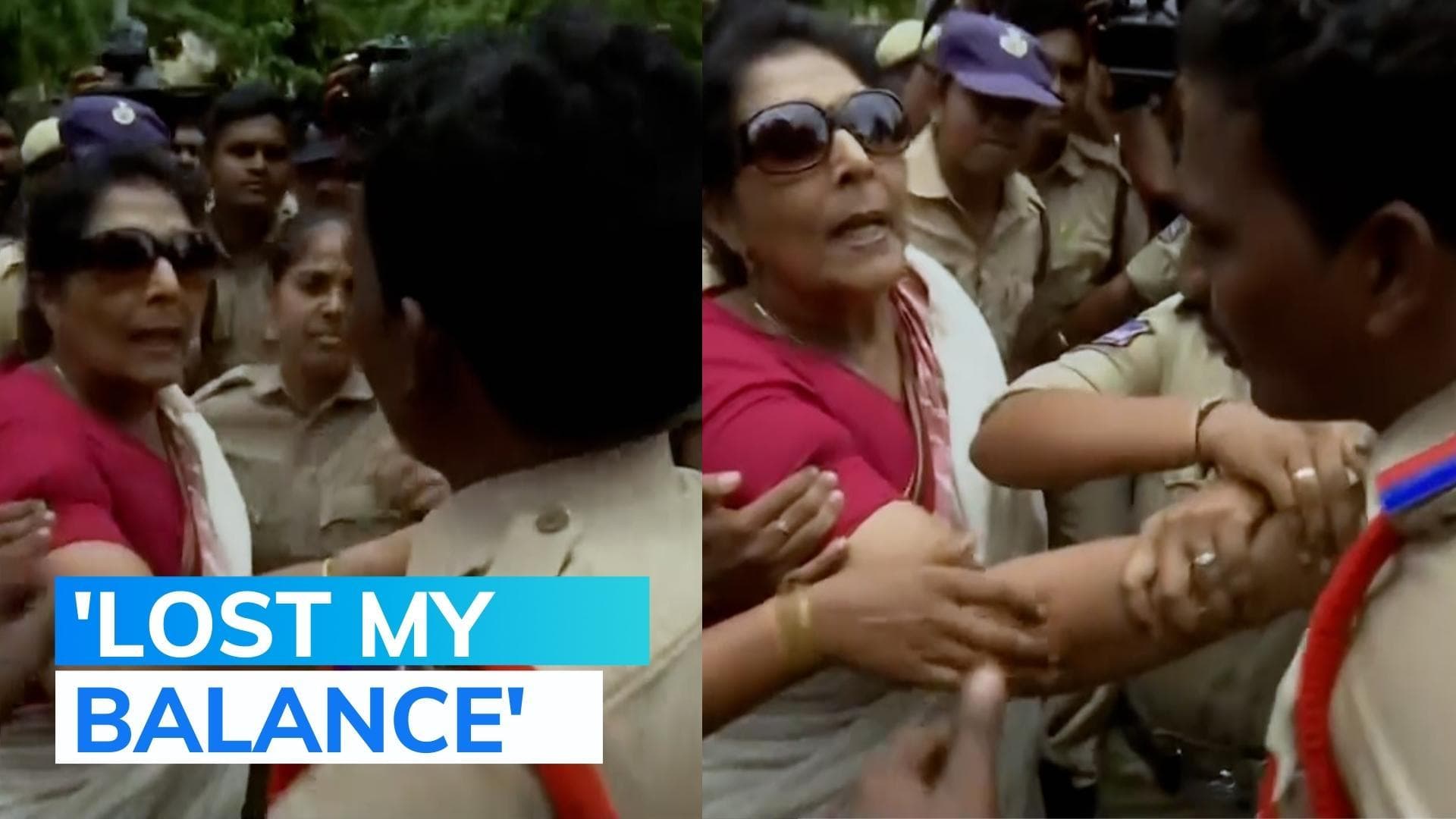Case against Congress leader Renuka Chowdhury after video shows her grabbing cop's collar