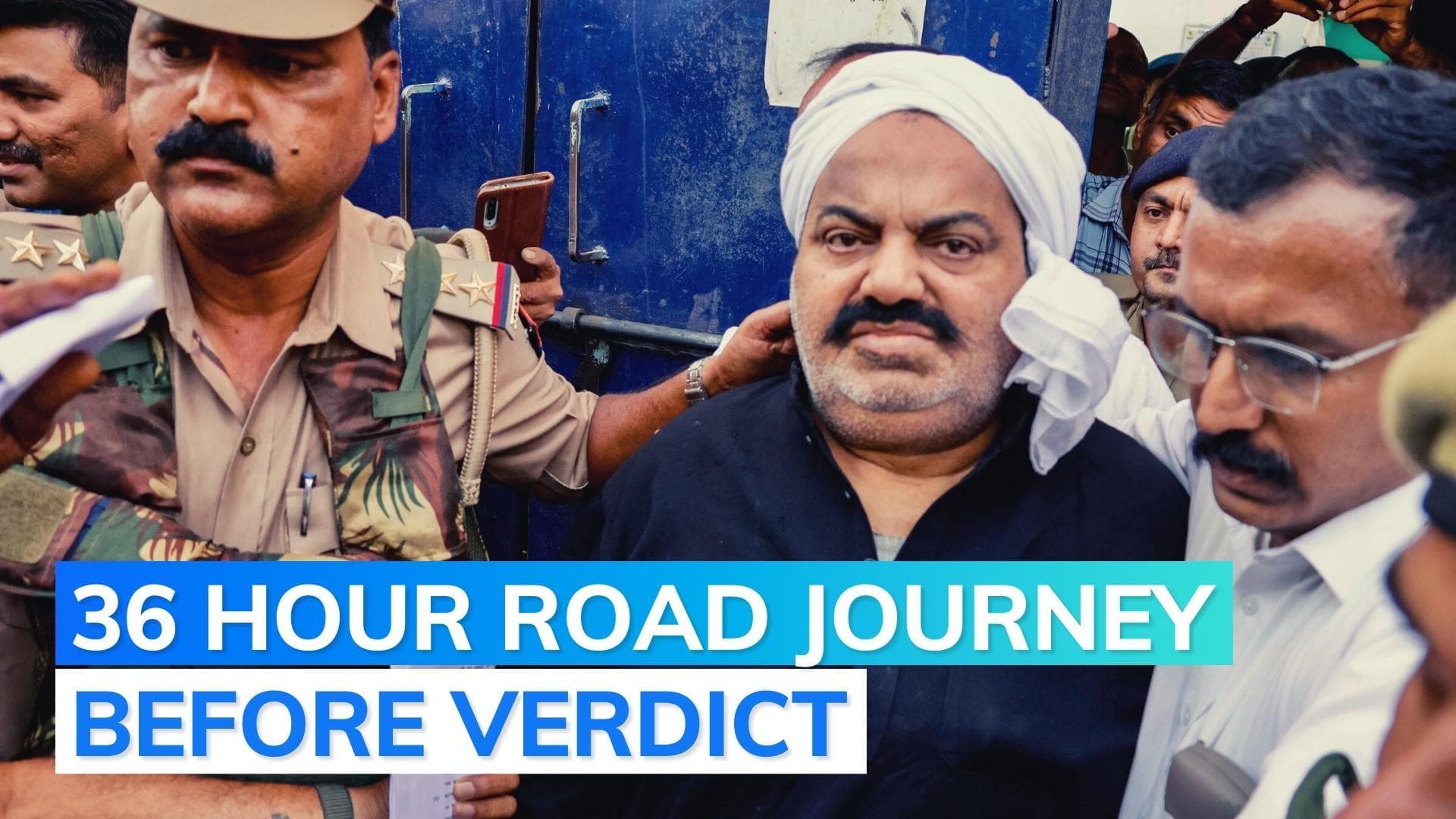 Watch: UP police team reaches Sabarmati jail to take mafia-turned-politician Atiq Ahmed to Prayagraj