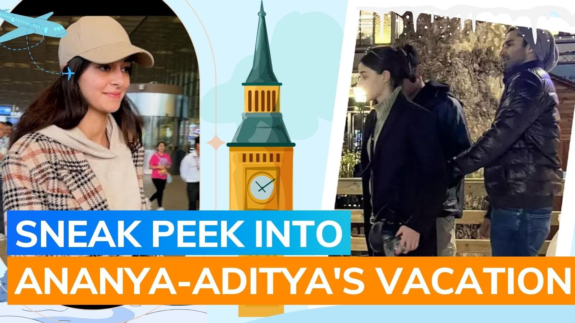 Ananya Panday and Aditya Roy Kapur go ice skating to celebrate New Year in London; pictures go viral   