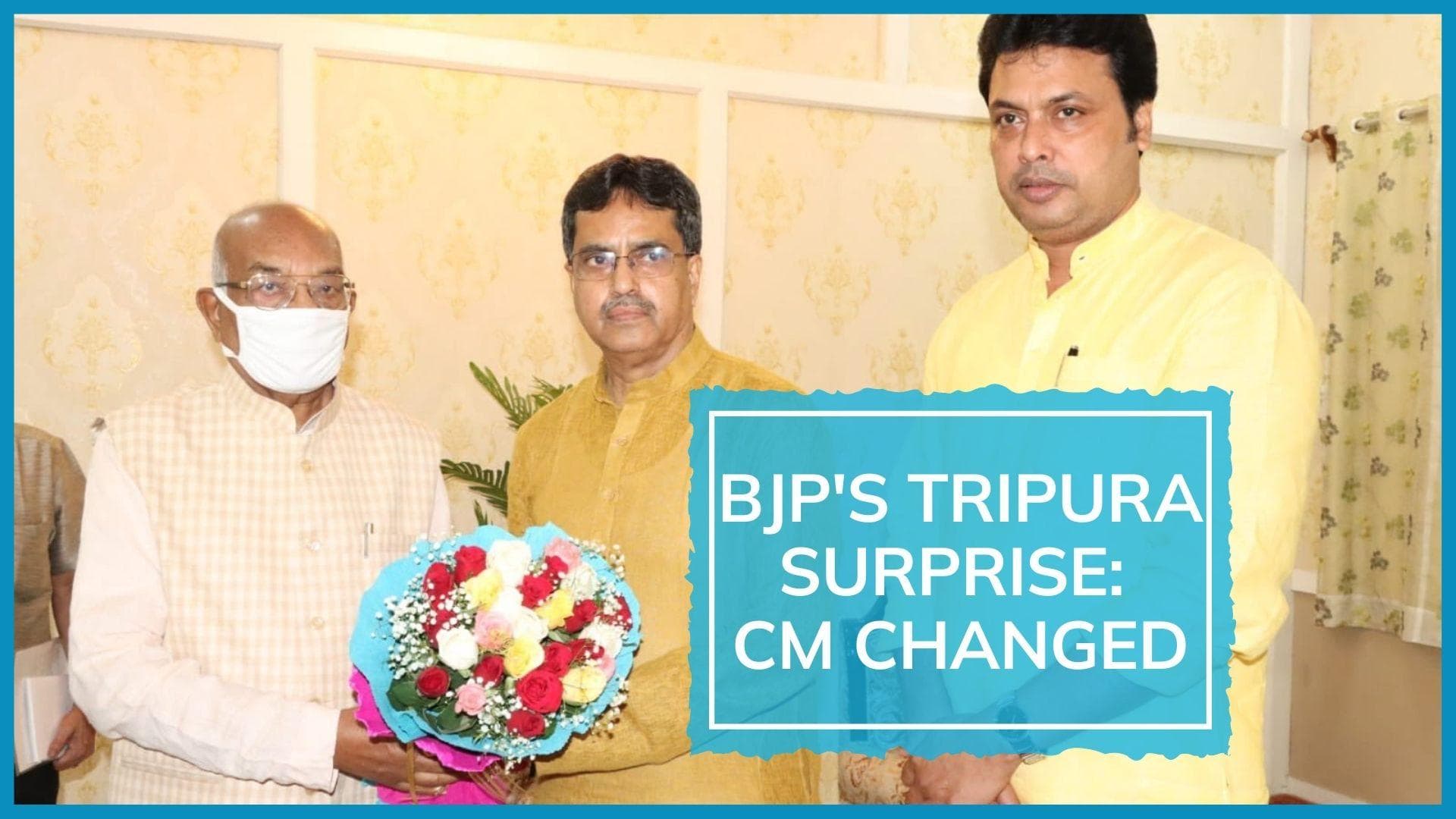 BJP changes Tripura CM: Biplab Deb quits, days after meeting Amit Shah, JP Naddai; Manik Saha replaces