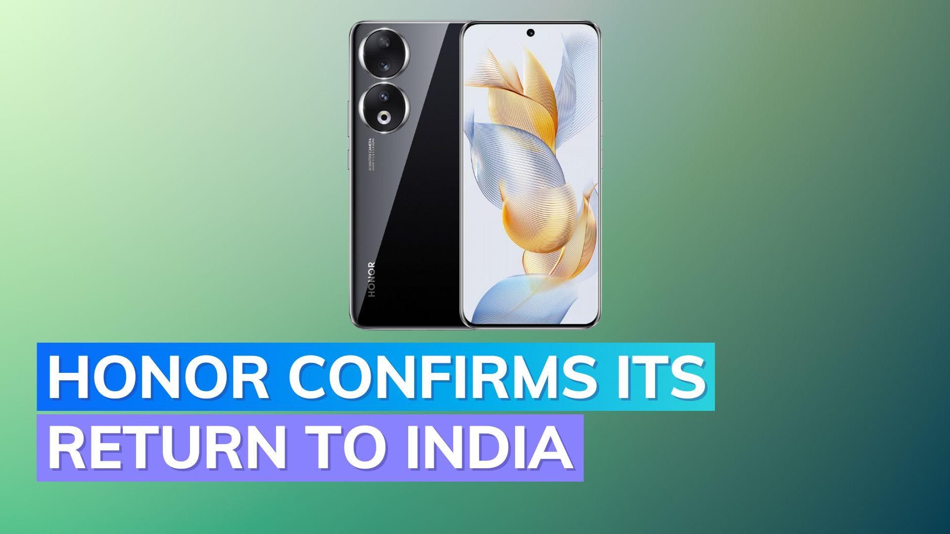 Honor Announces Re-entry into Indian Smartphone Market; To be Headed by Madhav Sheth