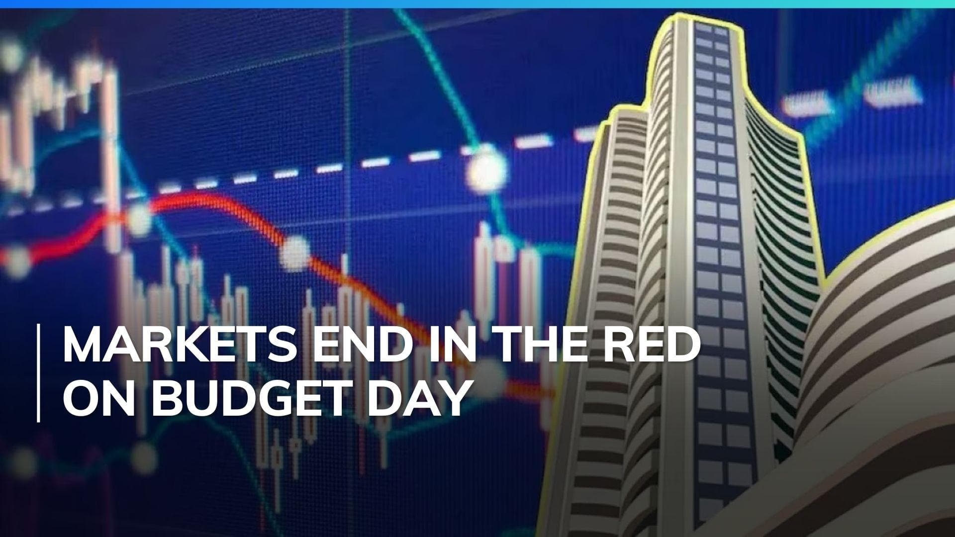 Budget day blues: Nifty 50 and Sensex close in the red, PSU banks surge amid capex boost