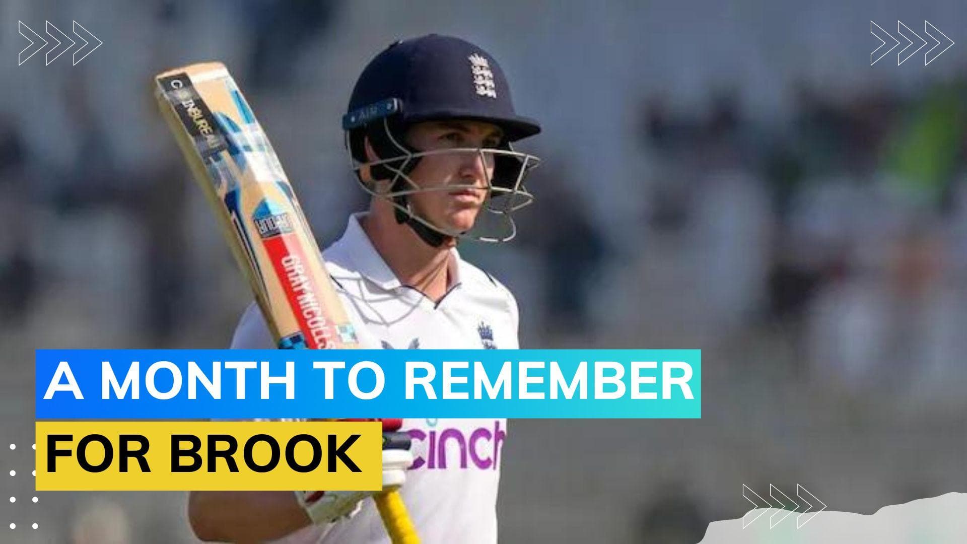 England's Harry Brook wins ICC Player of the Month award