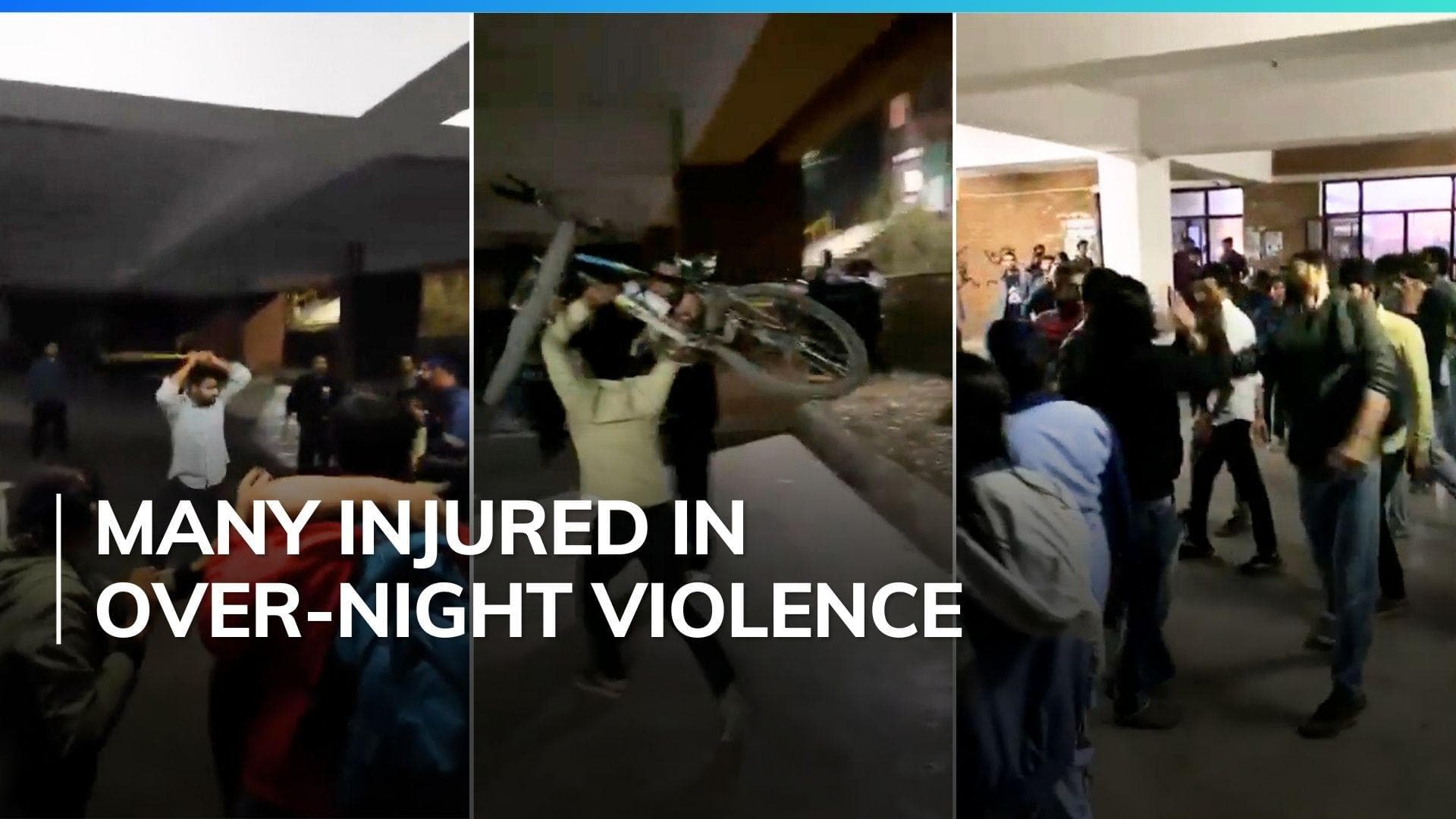 ABVP, Left-backed groups clash at JNU