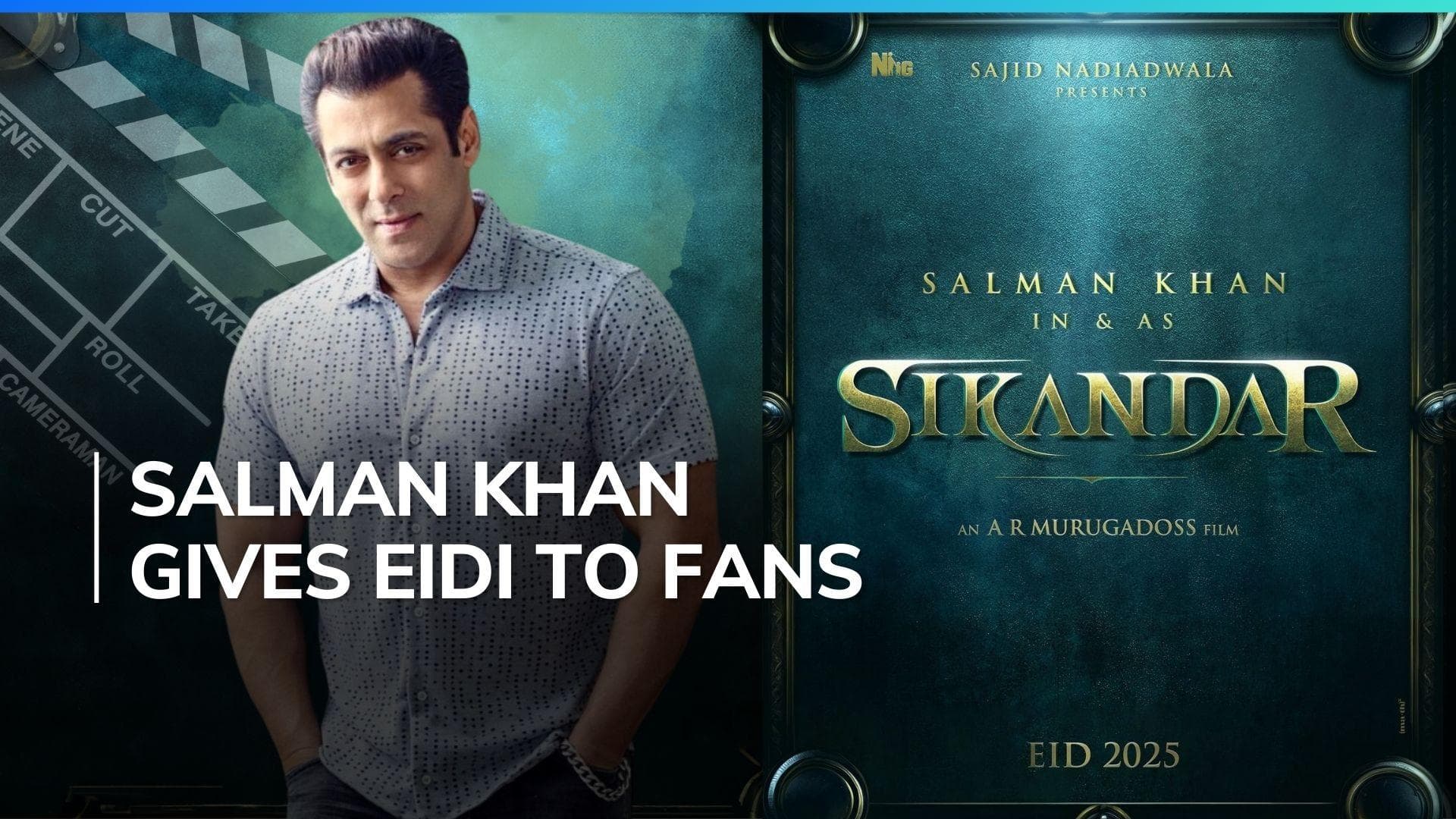 Eid 2024: Salman Khan surprises fans, reveals film with AR Murugadoss titled ‘Sikandar’