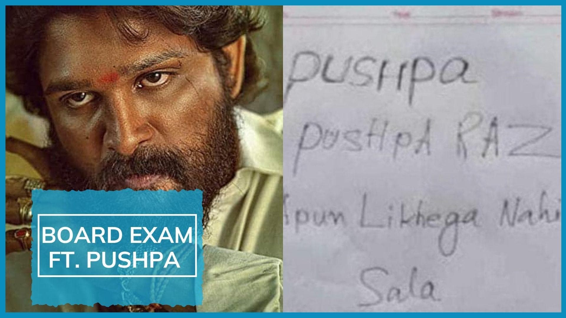 WATCH | Class 10 student channels inner 'Pushpa', leaves internet amused