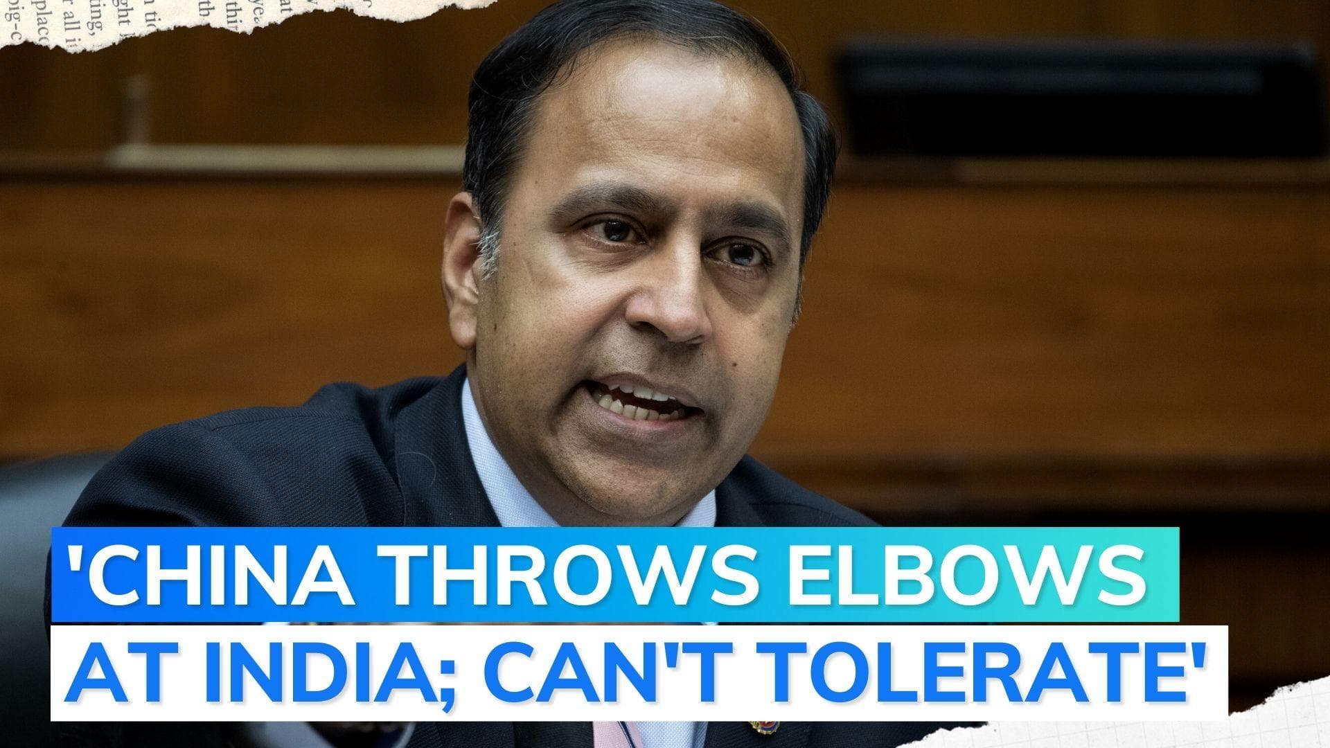 USA: top Indian-American lawmaker Raja Krishnamoorthi slams 'adversarial' China amid 'spy balloon' row