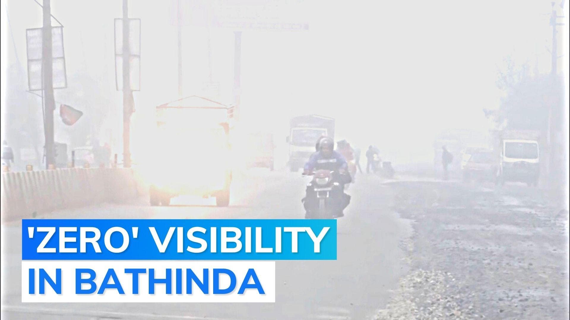 Cold wave: dense fog in north India; 40 flights affected at Delhi airport; nearly 30 trains delayed