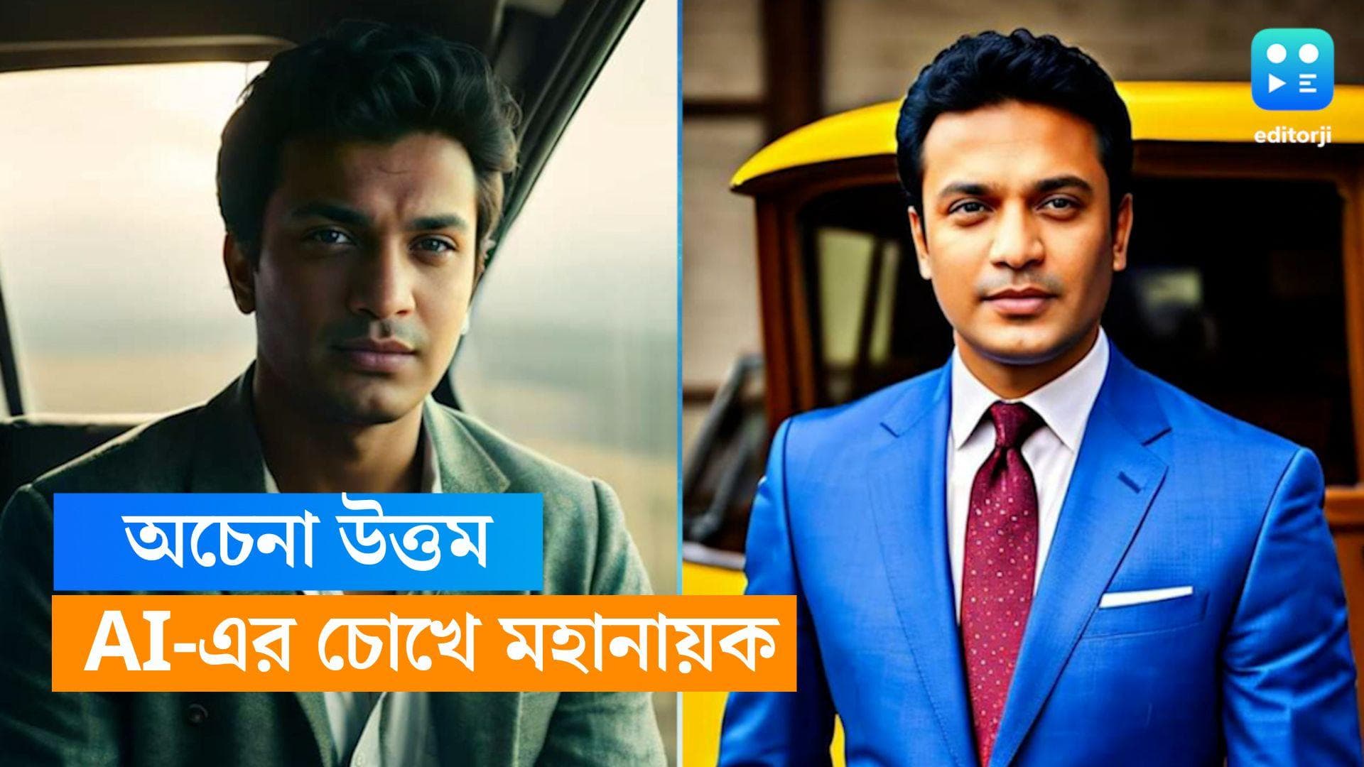 Uttam Kumar-AI image: কখনও বৃষ্টিতে ভেজা শার্টে, কখনও আবার স্যুটে বুটে মহানায়ক, এআই-এর চোখে অচেনা উত্তম