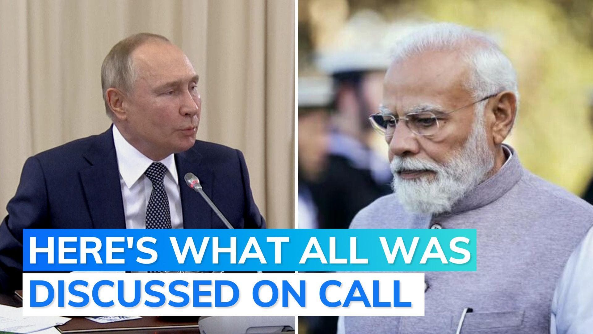 G20: Russia's Putin dials PM Modi, conveys his inability to attend Summit