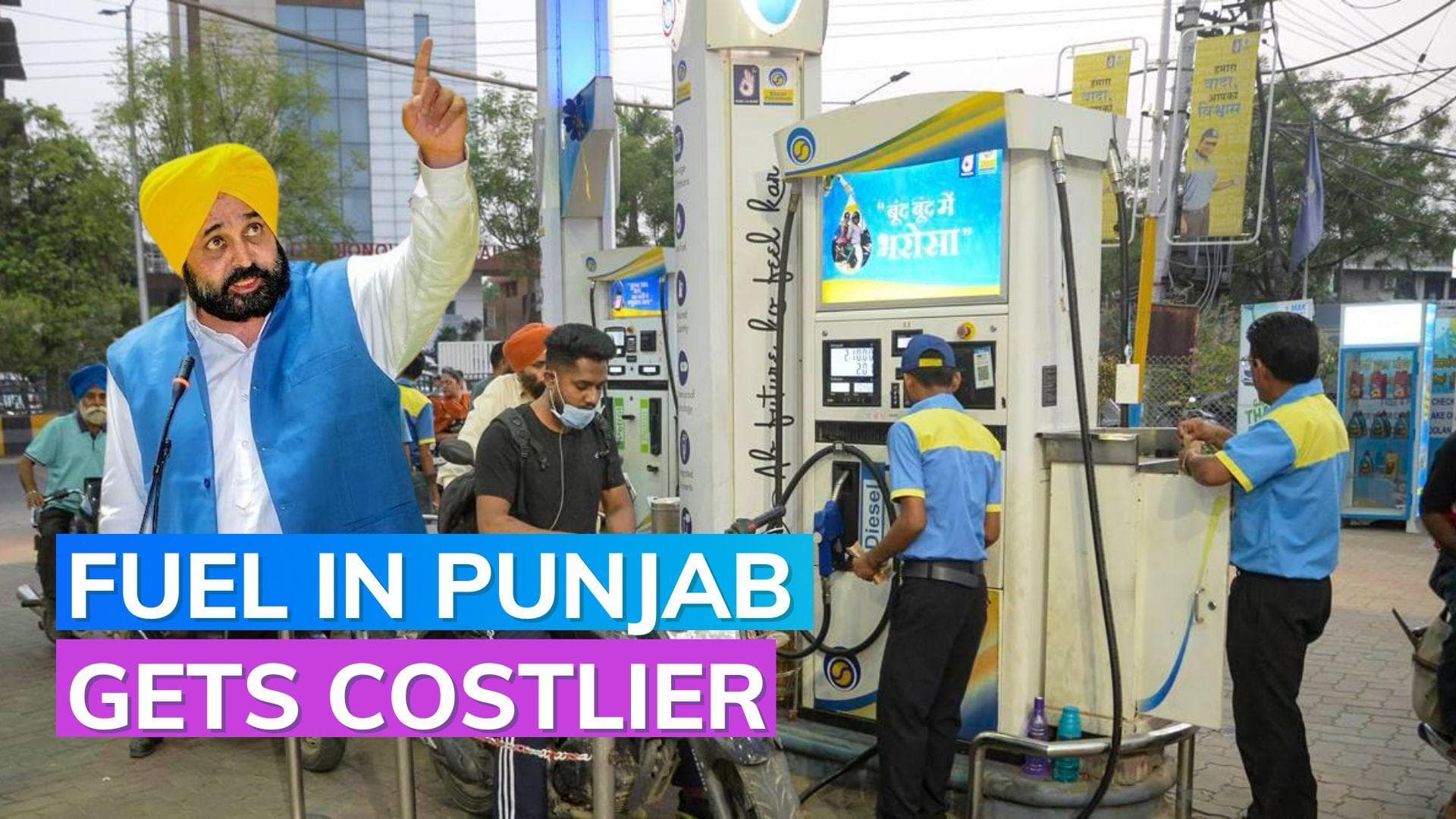 Petrol, diesel prices rise in Punjab as the AAP government increases VAT on fuel