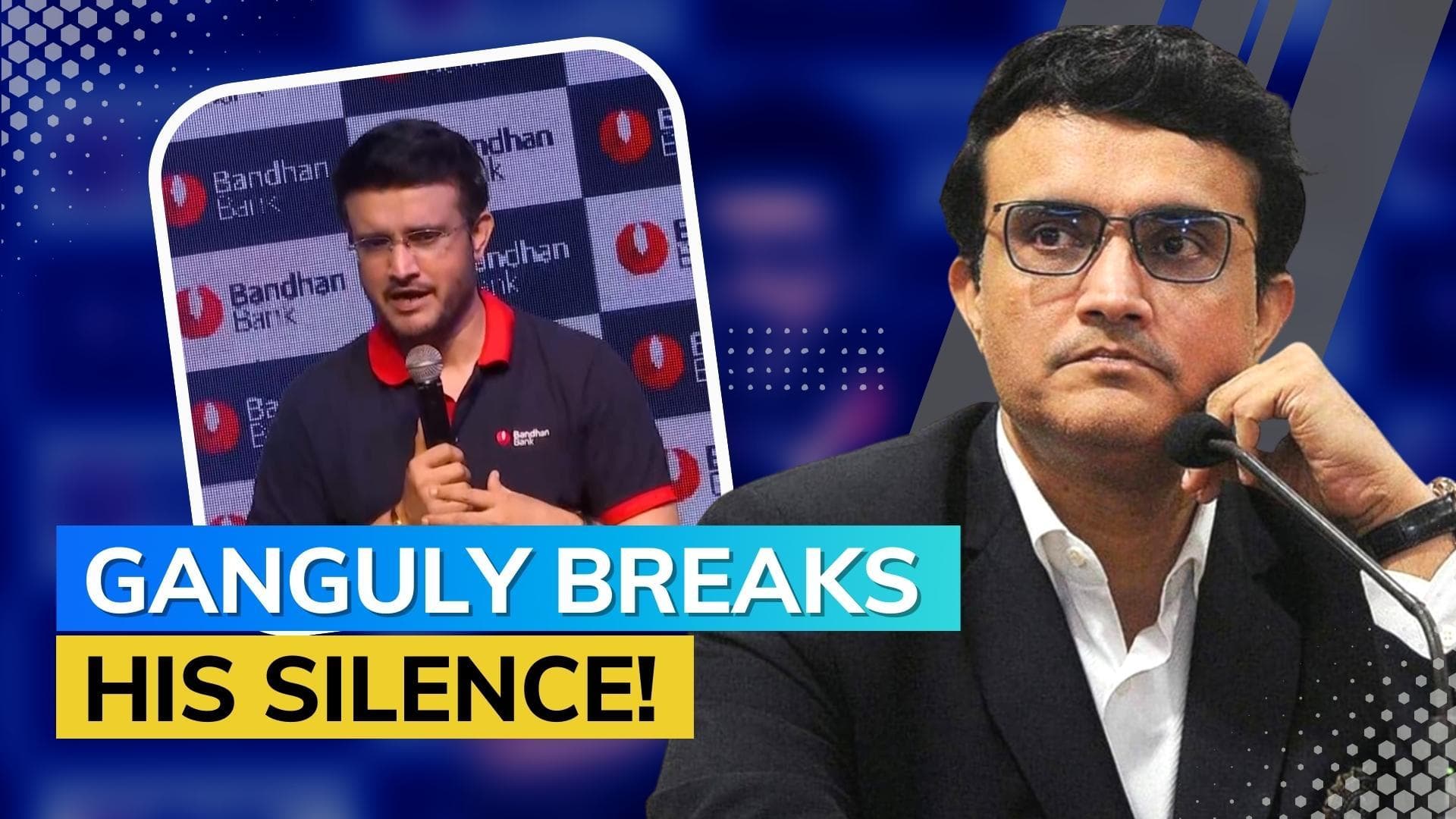 'I was a cricketers' administrator': Sourav Ganguly opens up on his exit from BCCI