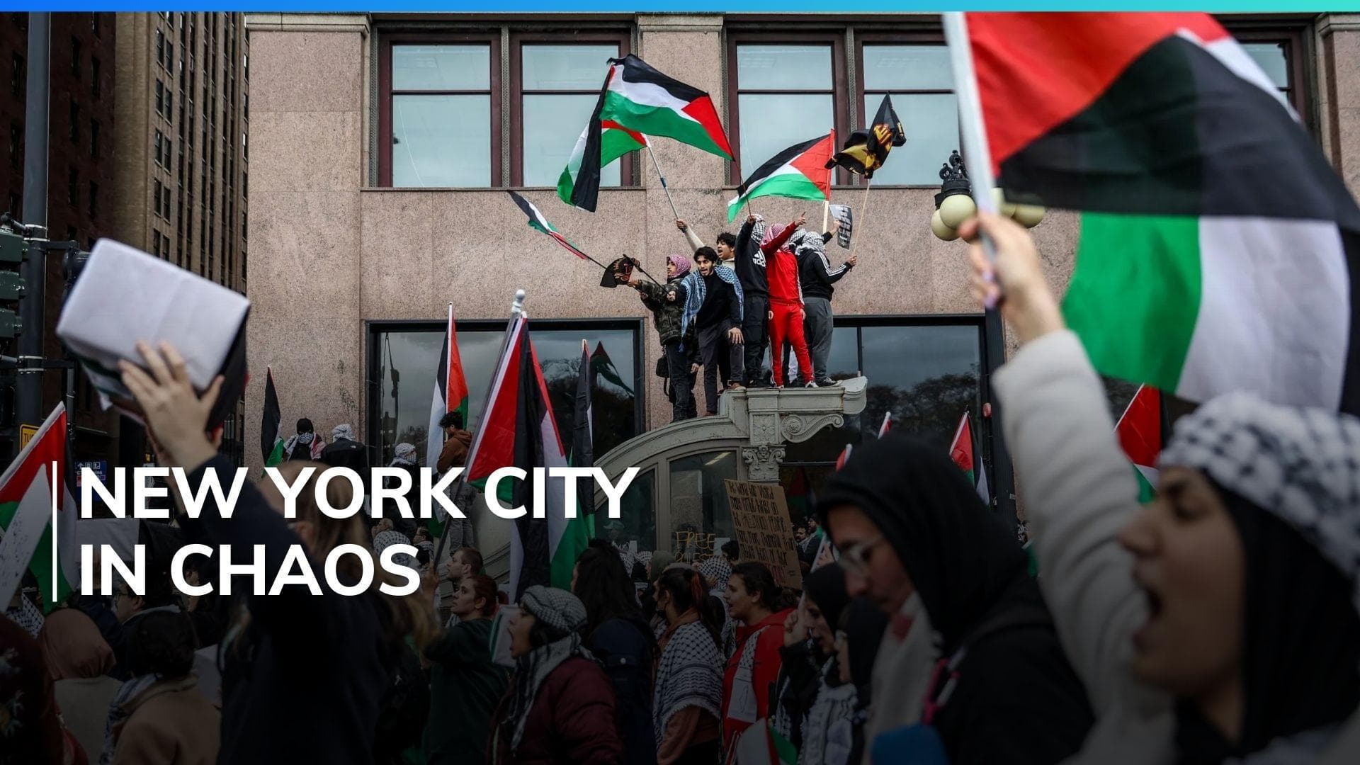Several pro-Palestine protesters arrested after trying to gatecrash Met Gala in New York City