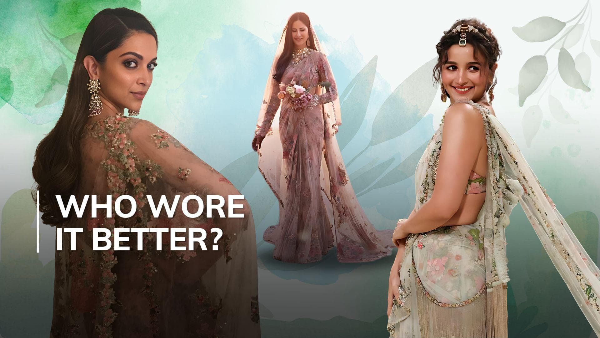 Netizens compare Alia Bhatt's Met Gala look to Deepika, Katrina's Sabyasachi outfits, share proof