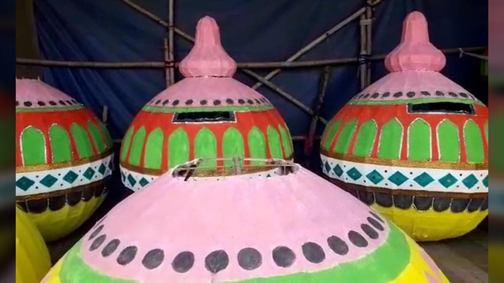 Budgebudge diyen ghosh street Puja: পুজোর থিম লক্ষ্মীর ভাণ্ডার, সেজে উঠছে বজবজ দিয়েন ঘোষ স্ট্রিটের পুজো