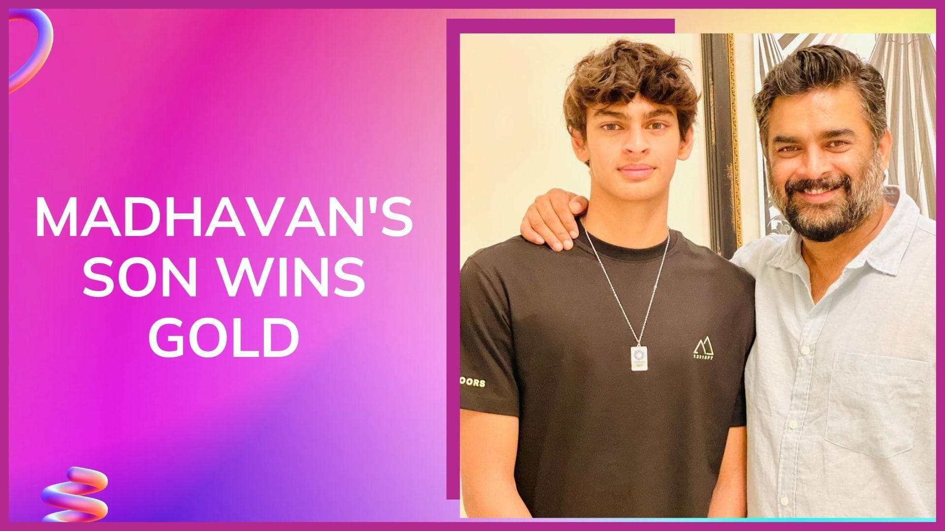 R Madhavan's son Vedaant Madhavan wins gold medal at Danish Open swimming meet
