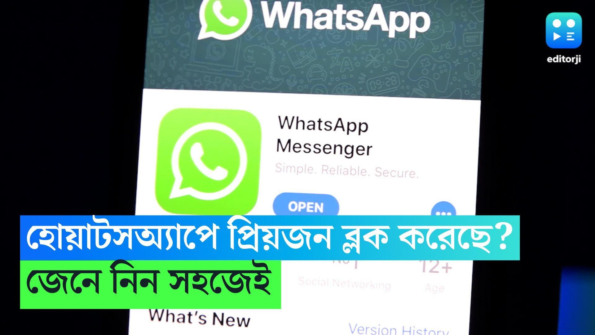 Whatsapp Tips: হোয়াটসঅ্য়পে প্রিয়জন ব্লক করেছে? এই উপায়ে বুঝতে পারবেন সহজেই 
