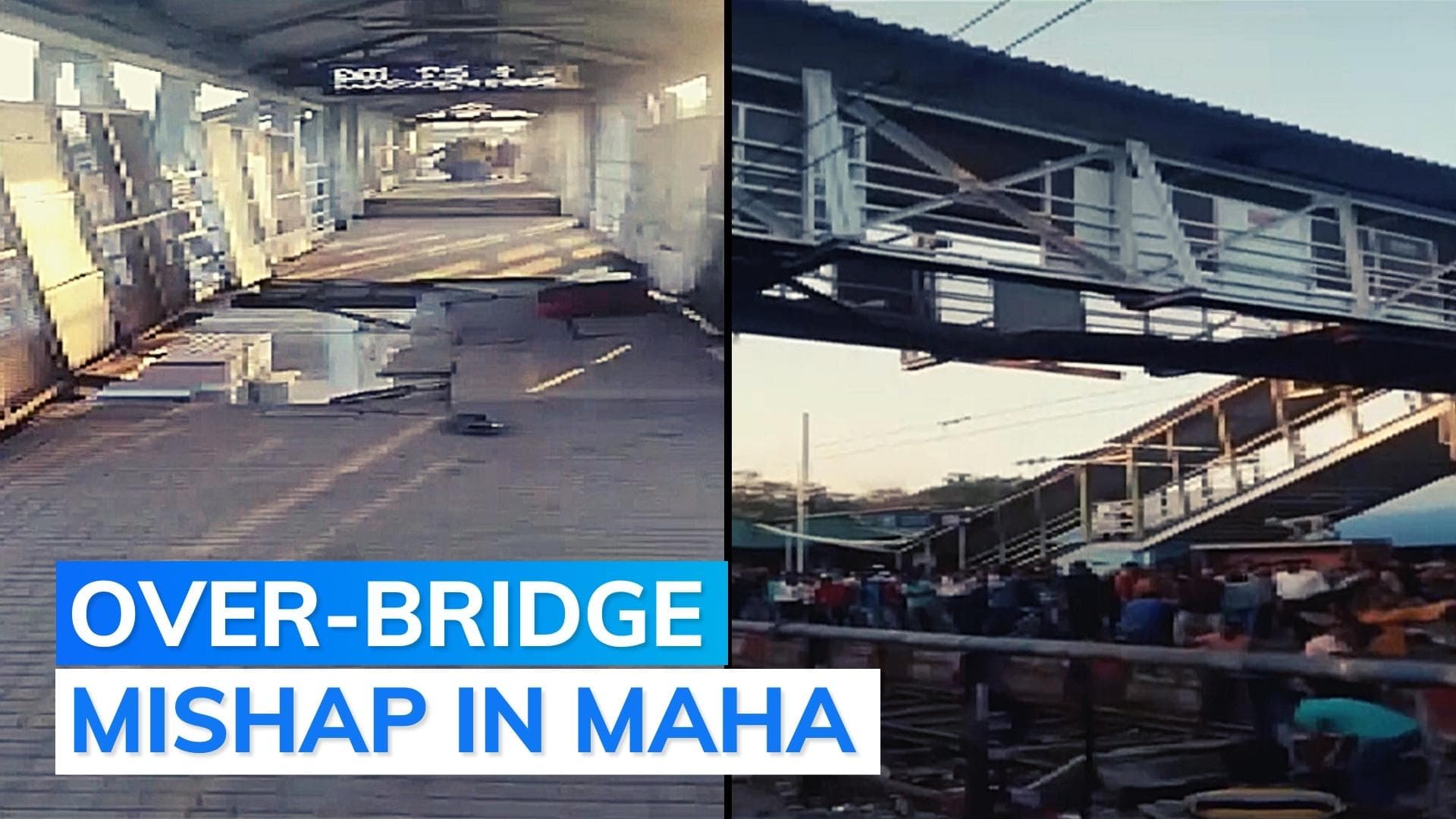 13 injured as foot over-bridge falls on railway track in Maharashtra