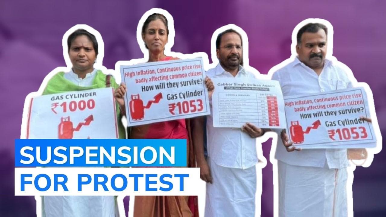 4 Congress Lok Sabha MPs suspended for rest of the session over protests