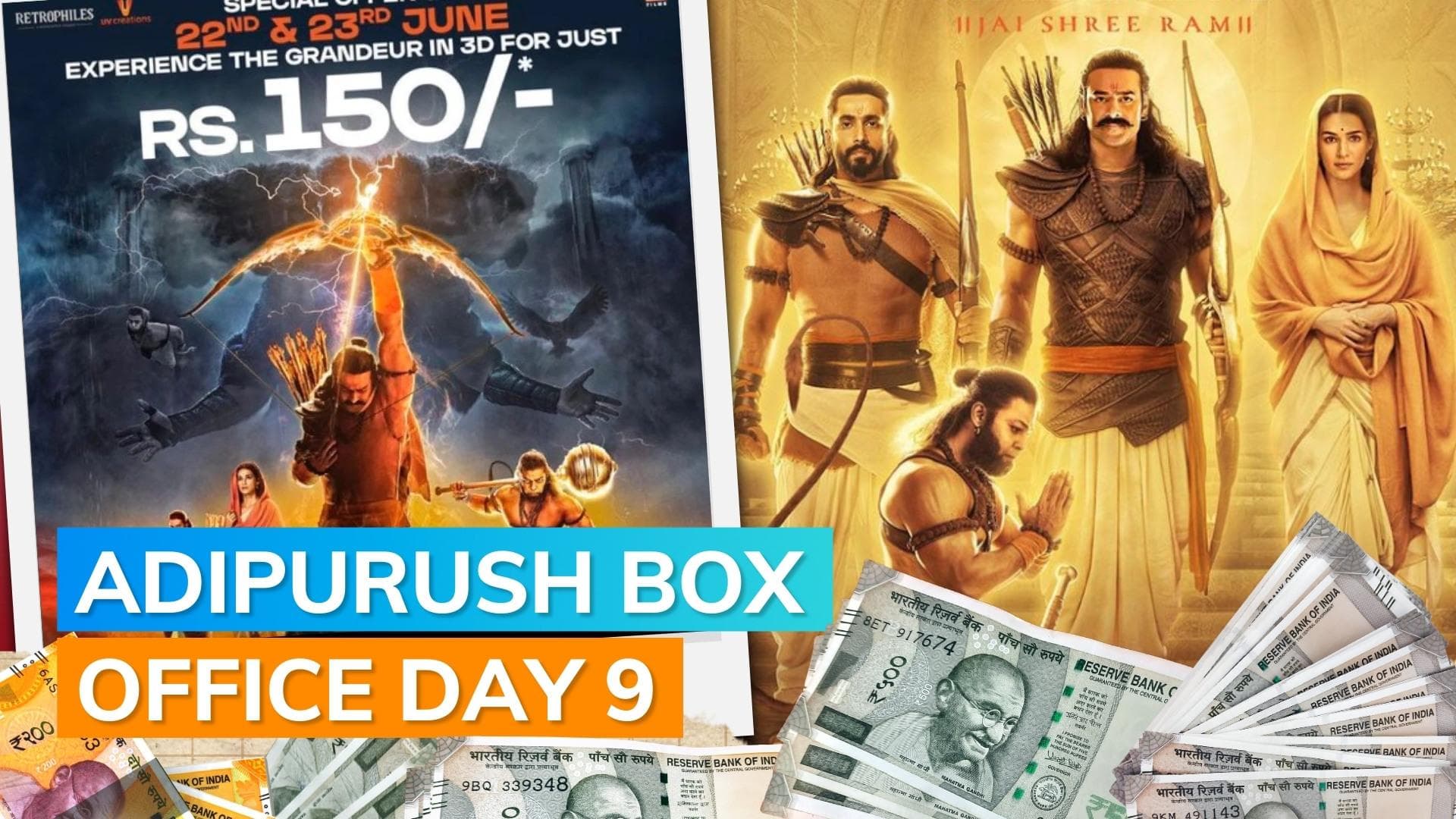  Adipurush box office day 9: Om Raut’s controversial film shows minor growth; see how much it earned