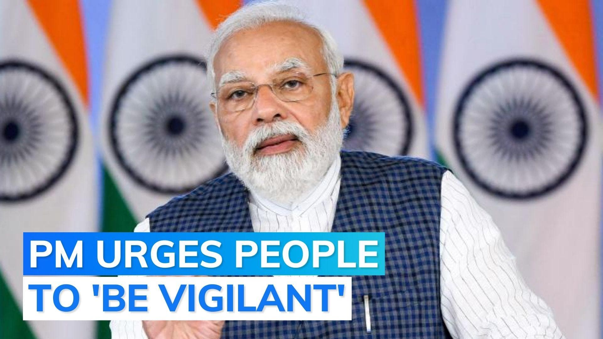 PM Modi notes Covid cases rising in many countries on 'Mann Ki Baat'