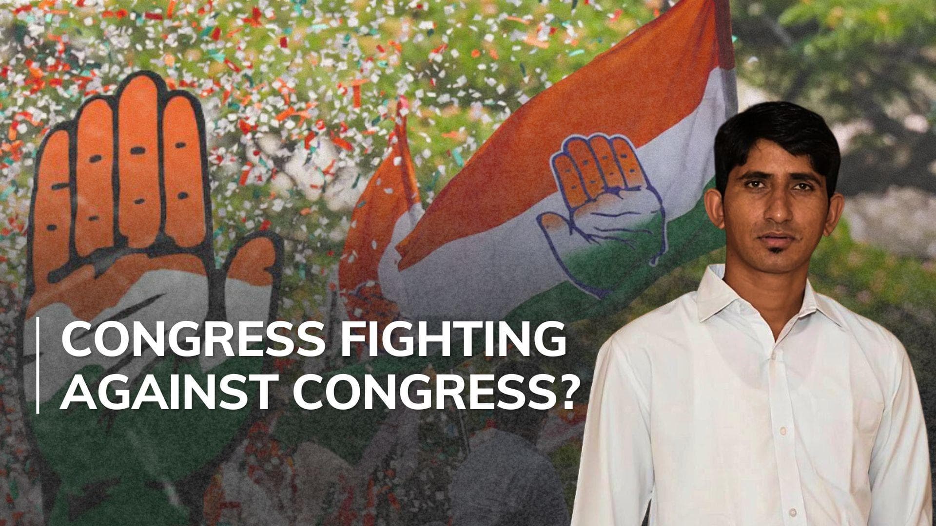 Congress urging people to vote against its own candidate in this seat