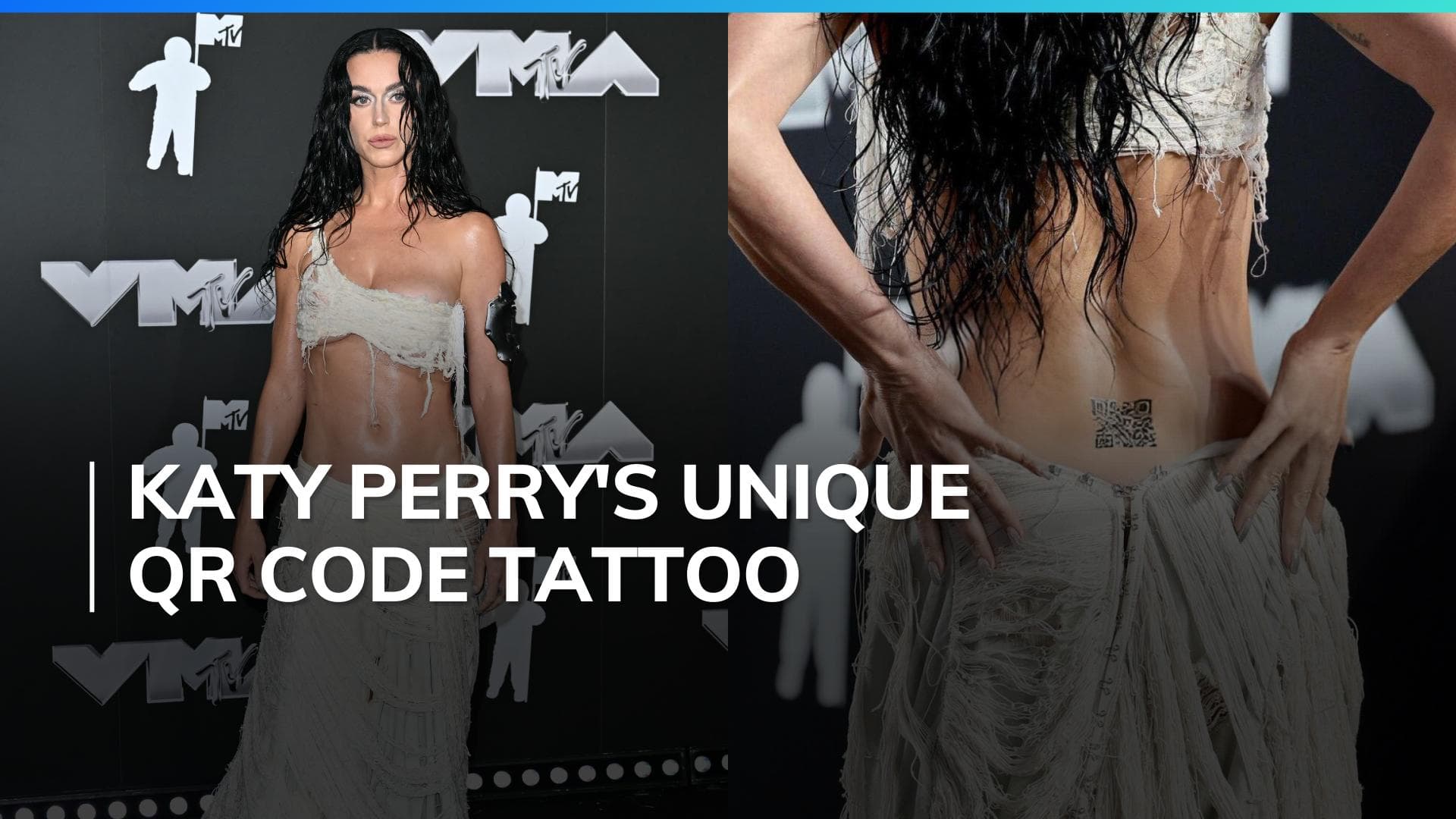 Katy Perry flaunts QR Code tattoo at MTV VMA awards. Guess where it leads to?