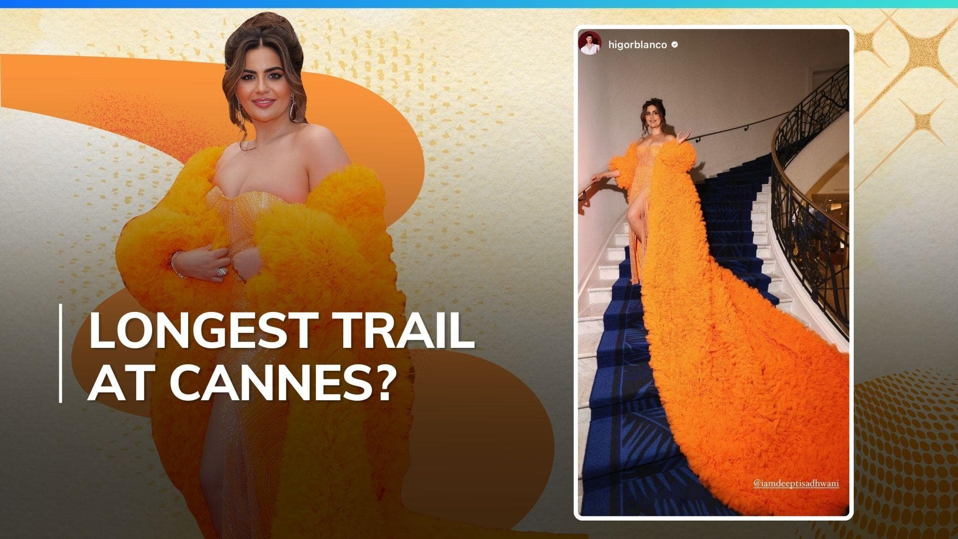 Cannes 2024: Actor-singer Deepti Sadhwani debuts at the 77th edition of the Film Festival | Watch