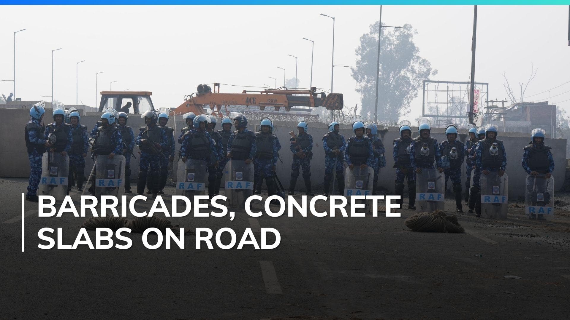 Traffic snarls at Delhi borders amid heavy barricading due to farmers' protest