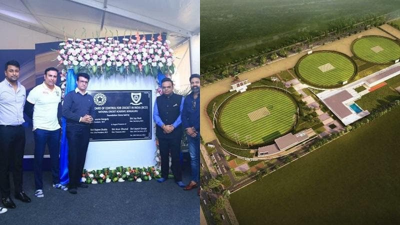 Work begins for the new National Cricket Academy, Ganguly shares pictures