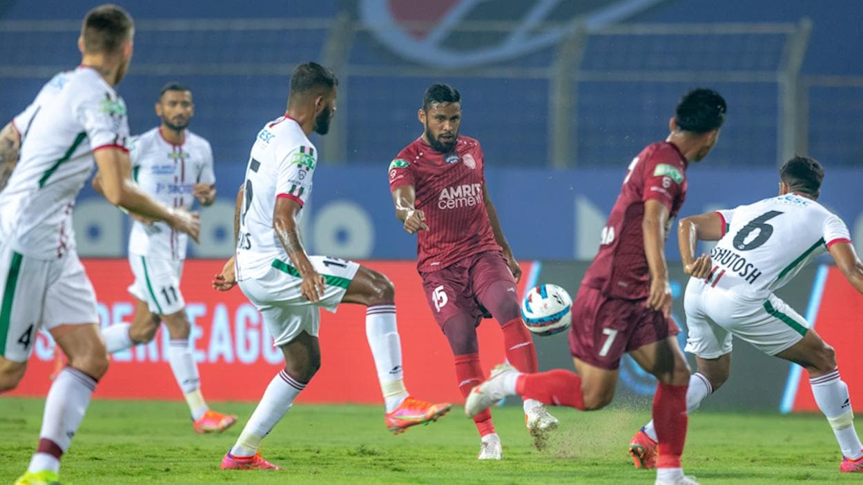 ATK Mohun Bagan: নর্থ ইস্ট ইউনাইটেডের বিরুদ্ধে ৩-২ গোলে জয় এটিকে মোহনবাগানের, জোড়া গোল বুমোসের