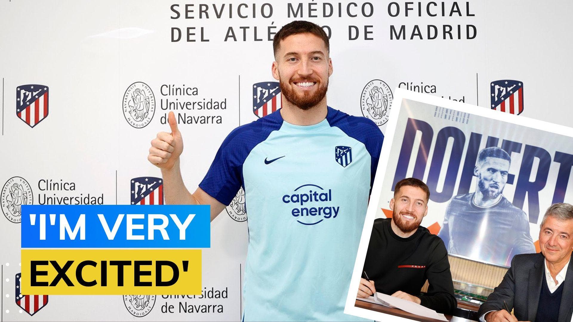 Matt Doherty joins Atletico Madrid after Tottenham agree to terminate contract on Deadline day